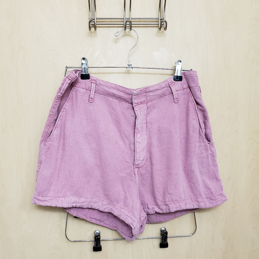 Abercrombie & Fitch Linen Pink Shorts